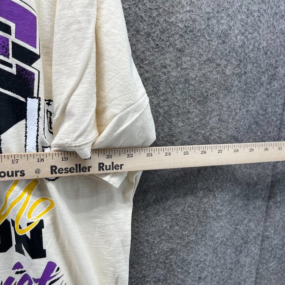 Y2K Diet Starts Monday Shirt Men 2XL Cream Purple 1996 DSM INTNL Graphic Street - Picture 4 of 11